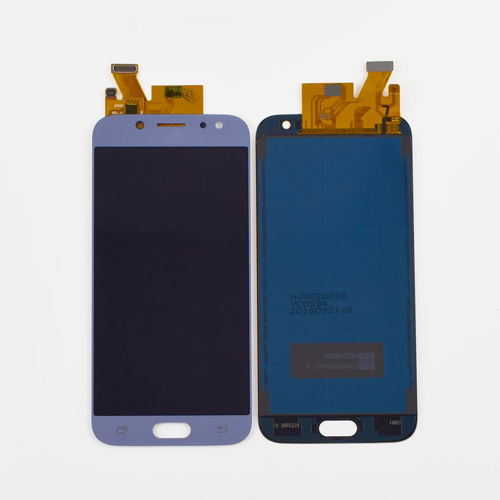 light blue Brightness Adjustable For Samsung Galaxy J5 J530 J530F J530FM LCD Display Module+ Touch Screen Digitizer Sensor Assembly - Цвет: light blue