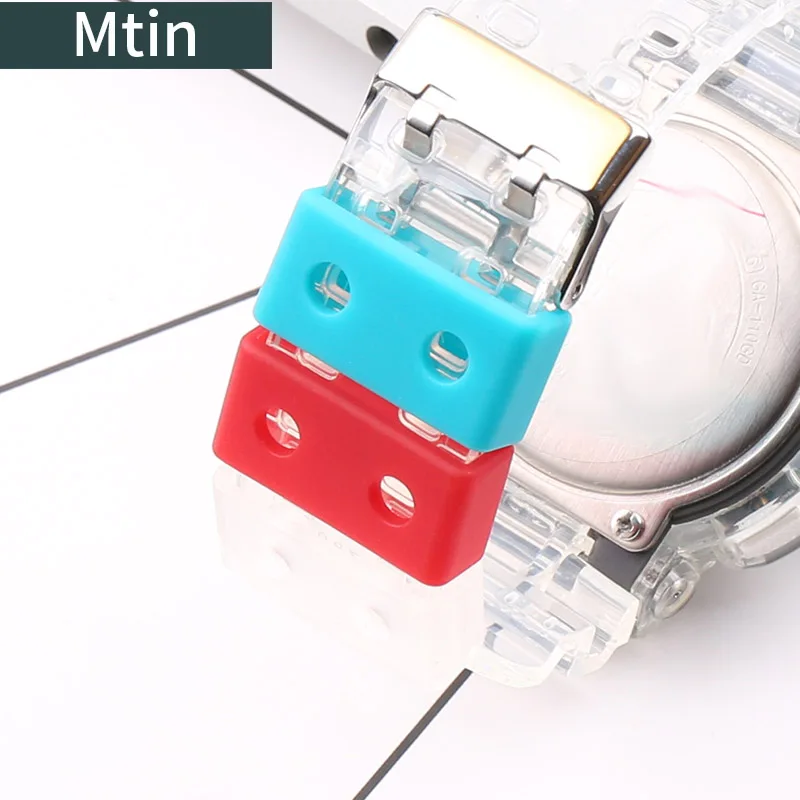 Resin rubber strap loop watch accessories suitable for Casio G-Shock strap active ring 18mm20mm22mm24mm ring buckle and tools