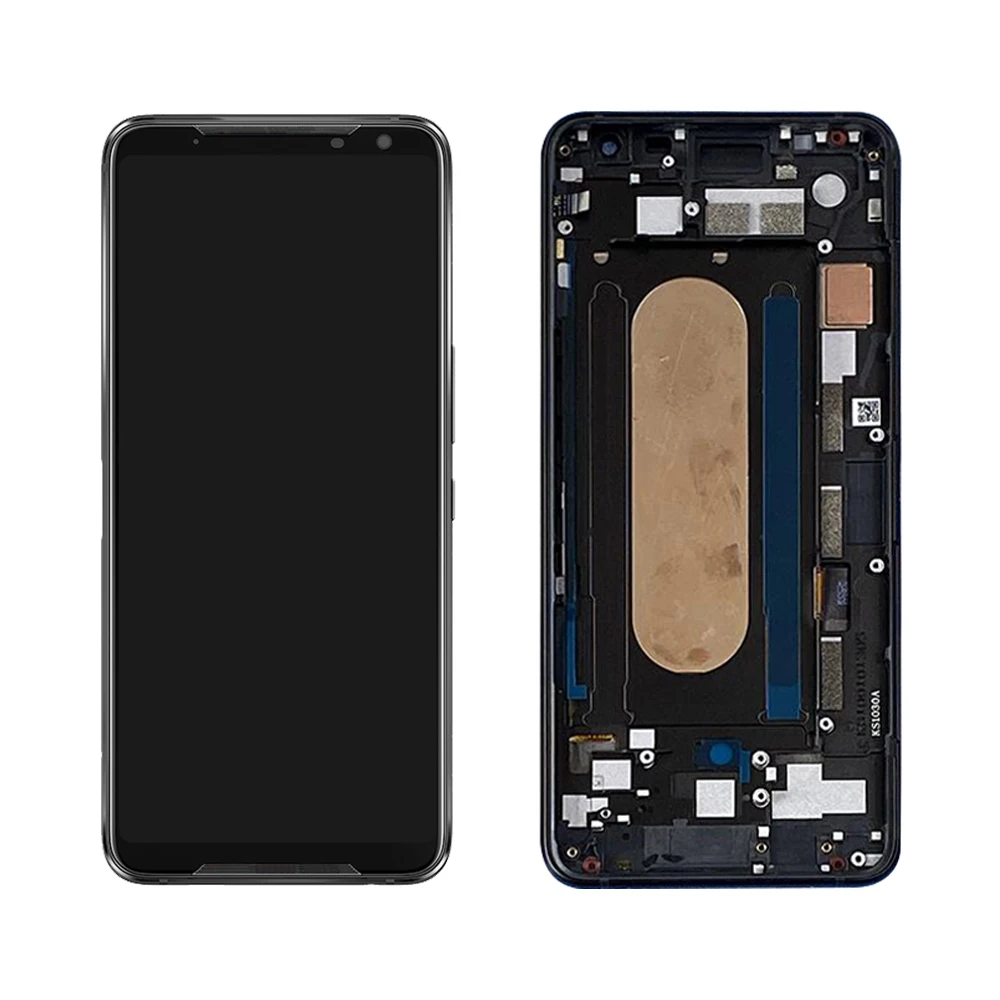 6 59amoled original for asus rog phone ii zs660kl lcd display touch screen digitizer assembly for rog phone2 zs660kl lcd free global shipping