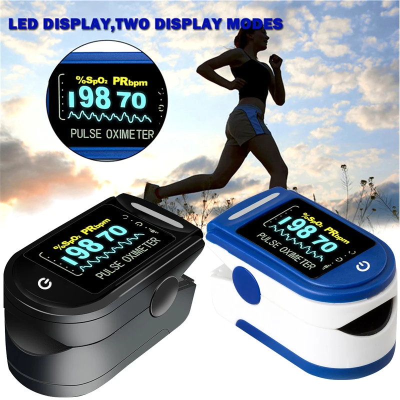 

Medical Oximeter Blood Oxygen Saturation Meter Finger SPO2 PR Monitor Health Care Household Digital Fingertip pulse