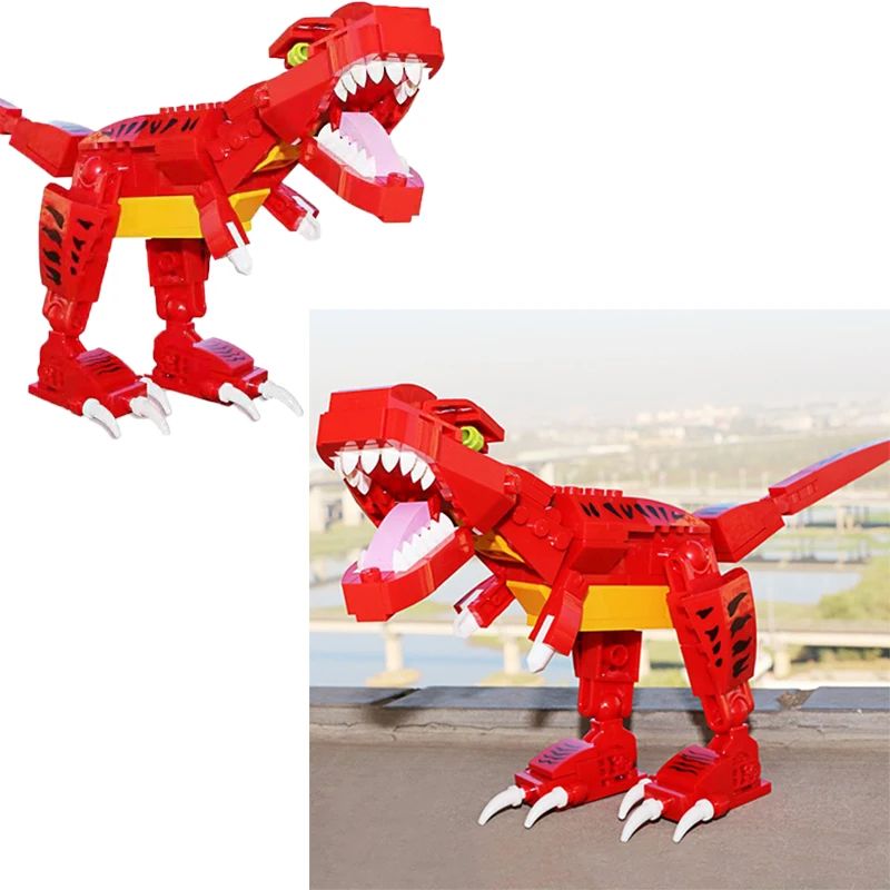 Конструктор динозавр Юрского периода набор строительных блоков фигурка