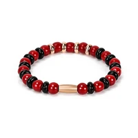 bofee yoga fashion natural stone beaded bracelet healing stretch link hand chain chakra jewelry charming chunky gift women men