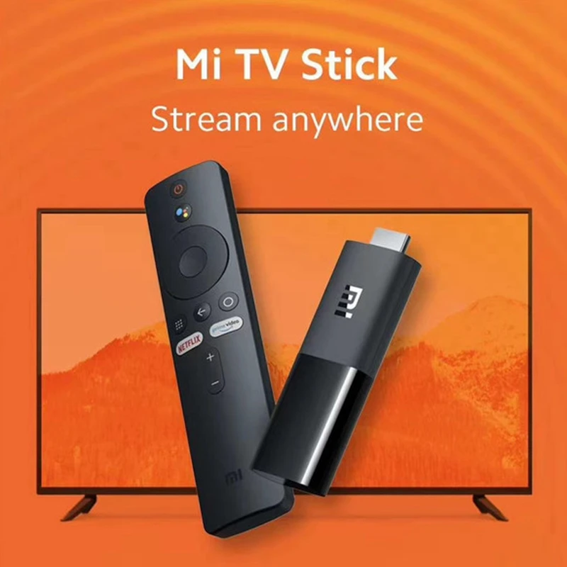 Оригинальный ТВ-стик Xiaomi Mi Android TV 9 0 четырехъядерный 1080P HD аудио декодирование