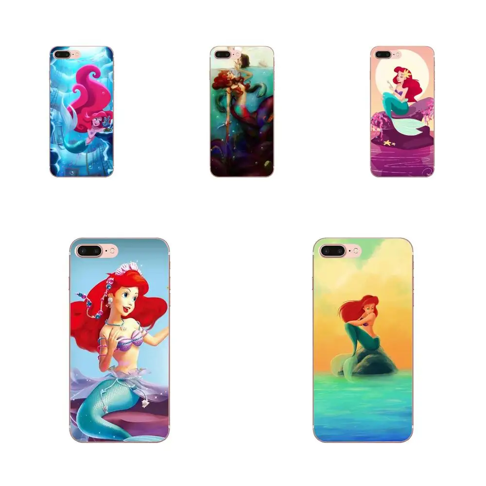 Мягкая защитная пленка из термополиуретана с рисунком Русалочки для Xiaomi Redmi Note 2 3