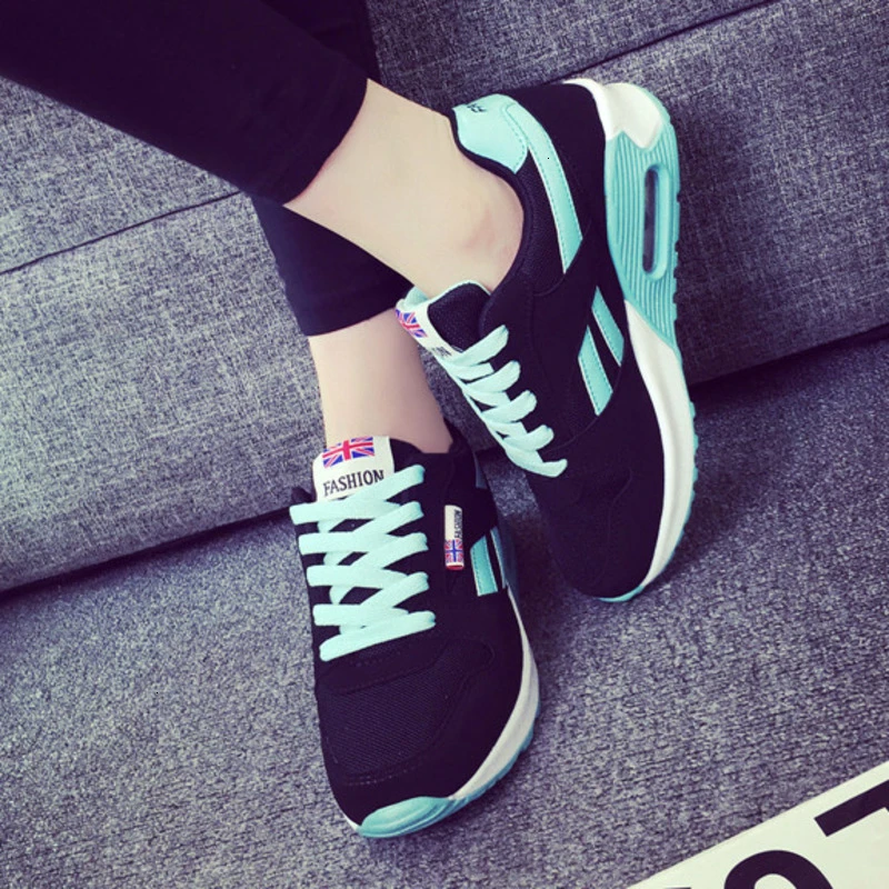 Новинка спортивная обувь на воздушной подушке женские дышащие сетчатые