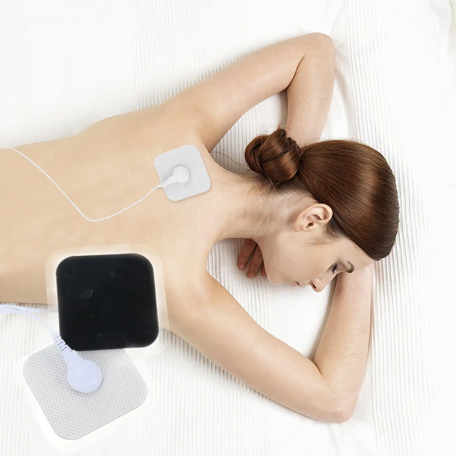 

1 Set Of 15 Modes Electric Neck Massager Dual Channels Meridian Massager Massage Tool Electric Neck Massager For Office Home