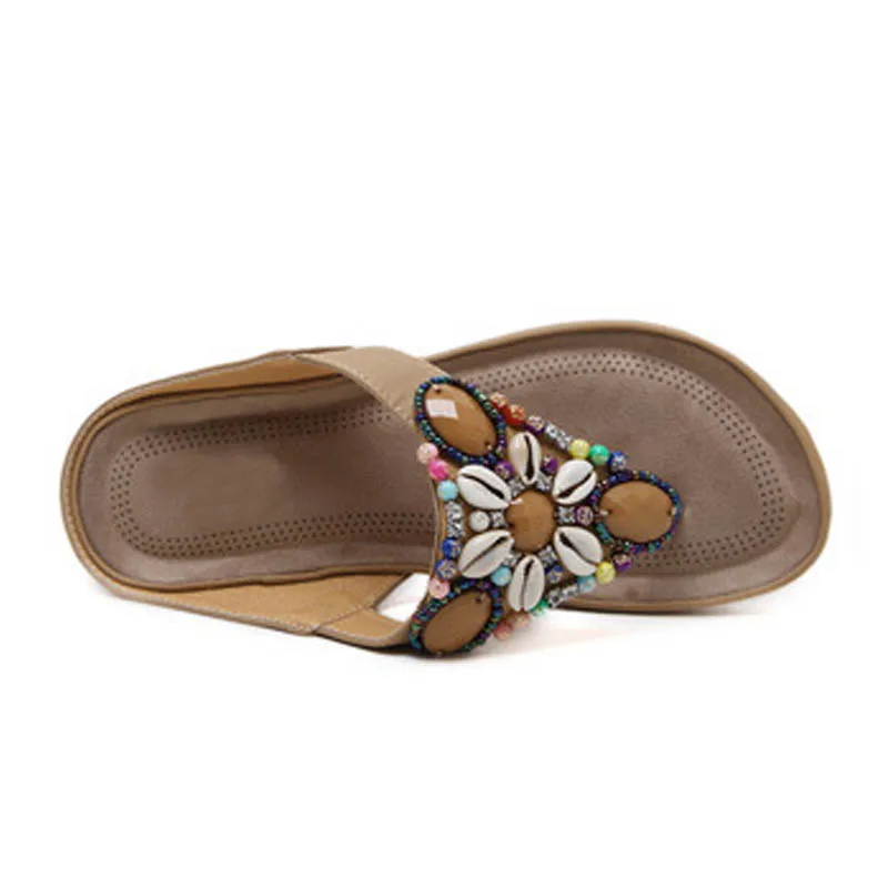 Новинка 2020 года летние туфли с цветами женские шлепанцы пляжные тапочки размера