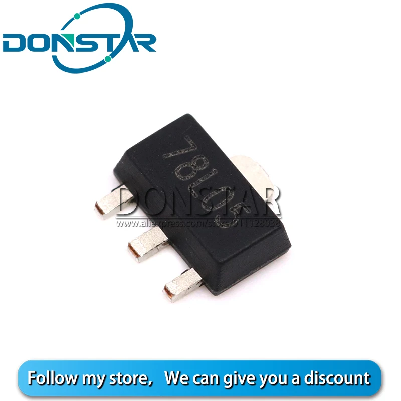 20PCS 78L05 SOT89 SOT CJ78L05 SMD SOT-89 Triode Transistor New and Original | Transistors