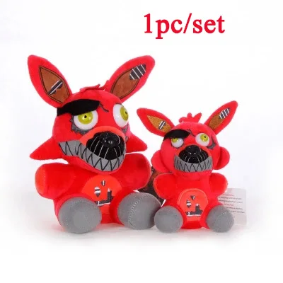 G 18/25Five Nights At Freddy's» «пять ночей у Фредди» с рисунком персонажей из игры «пять ночей в Фредди» плюшевые игрушки и куклы из мультфильма медведь Фредди фазбер Фокси» из мультфильма для мальчика, Бонни и Чика мягкие игрушечных пластиковых экшн фигурок Детский подарок - Цвет: G