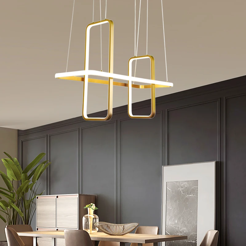 

Modern led Pendant Light for Kitchen Dining Room Living Room Suspension luminaire Hanging Gold Black Pendant Lamp avize Lustre Home Lighting