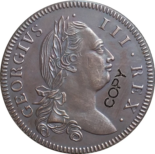 

Ирландия <1774-1782> 5 копии монет