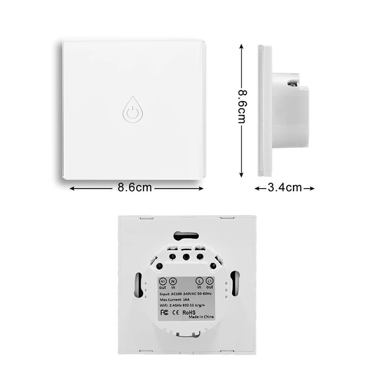 Переключатель для водонагревателя Tuya Smart Life с поддержкой Wi-Fi 3500 Вт | Электроника