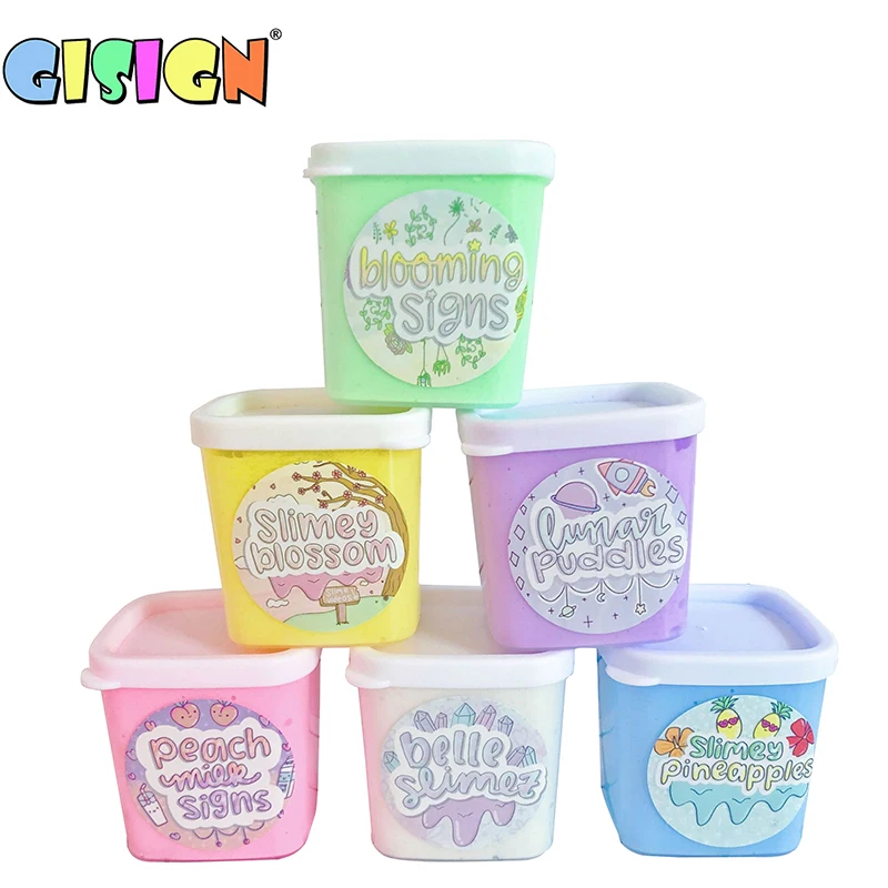 Большой слизи пушистый пенопластовый клей для амулеты масло облако Полимерная