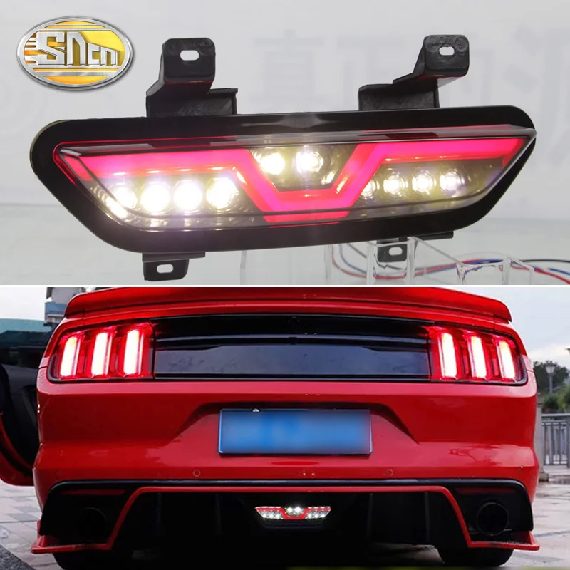1 шт. для Ford Mustang 2017 2018 SNCN Многофункциональный Автомобильный светодиодный