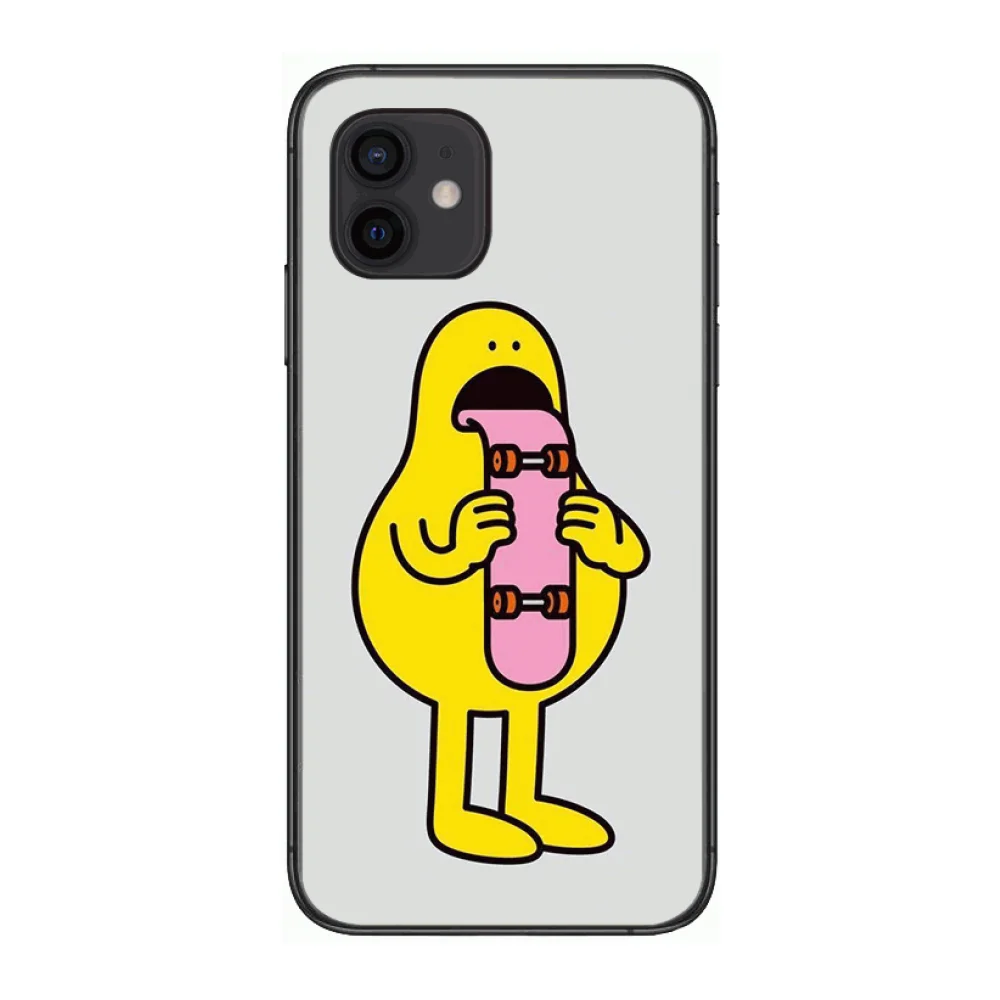

Tidemap Anonymous Frosted Anti-Fall Mobile Phone Case Style Phone Case cover For iphone 12 pro max 11 8 7 6 s XR PLUS X XS SE