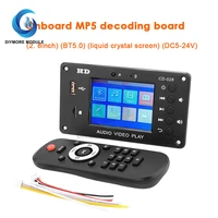 mp3 decoder board bluetooth 5 0 stereo audio receiver hd video player flac wav ape decoding fm radio usb tf for car amplifier