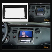 car radio fascia for hyundai azera tg av 2008 dvd stereo frame plate adapter mounting dash installation bezel trim kit