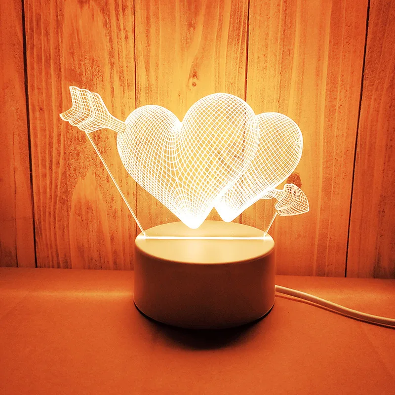 

3D Lamps Children's Night Light Table Kids Room for Home Decoration USB Nightlight Bedroom Cute Lamp Gift
