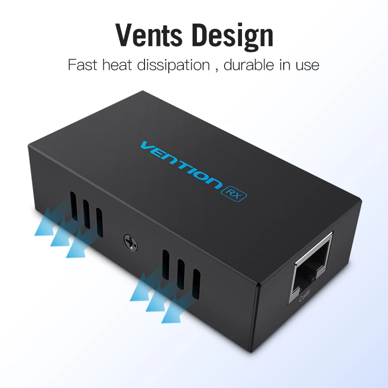 Vention HD 4K 60M HDMI удлинитель Ретранслятор конвертер по Cat5e Cat6/7 6a UTP RJ45 LAN сетевая карта