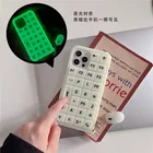 Светящиеся чехлы с подвеской-клавиатурой для Redmi 9A, K20, K30, K40, Note 7, 8, силиконовый чехол для Xiaomi 8, 9, CC9, 10 Pro, 11