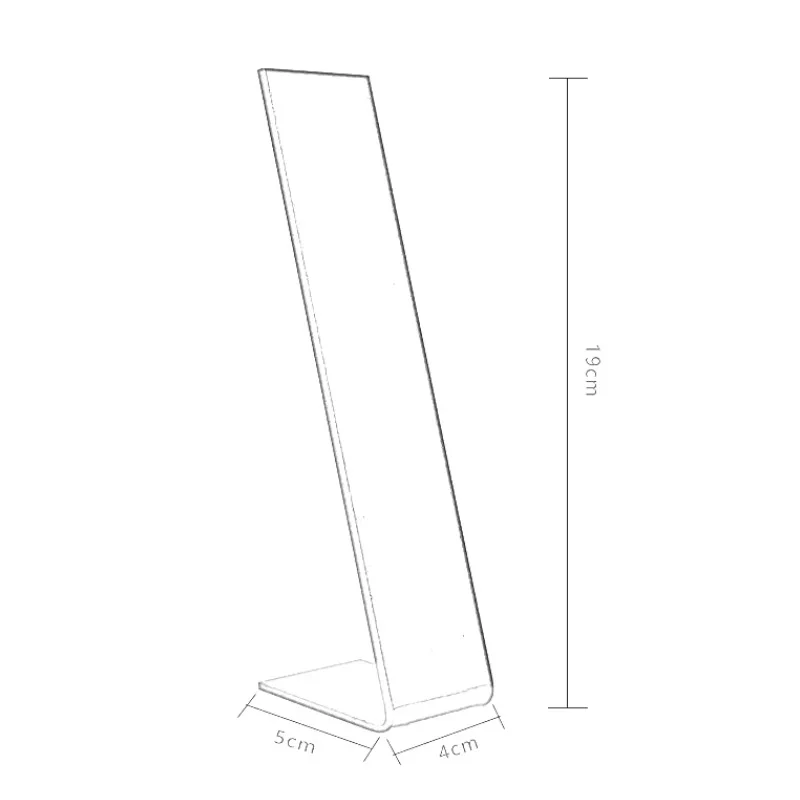 

1PC Acrylic Headwear Showing Rack L Shape Jewelry Display Props High Quality Hairpin Showcase Hair Accessories Holder