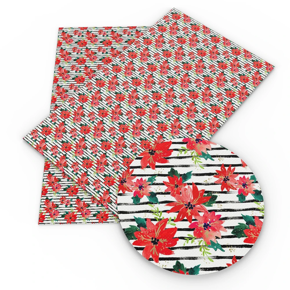 Новинка искусственная кожа 20*33 см в форме сердца точек цветов для сумок с бантом