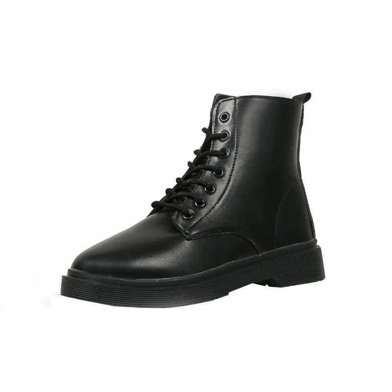 

Martin boots female British wind student han edition new winter 2020 plus velvet little joker short boots boots locomotive