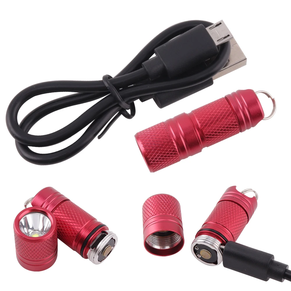 BORUIT SLD-T7 USB Перезаряжаемые Портативный Водонепроницаемый из легкого сплава мини