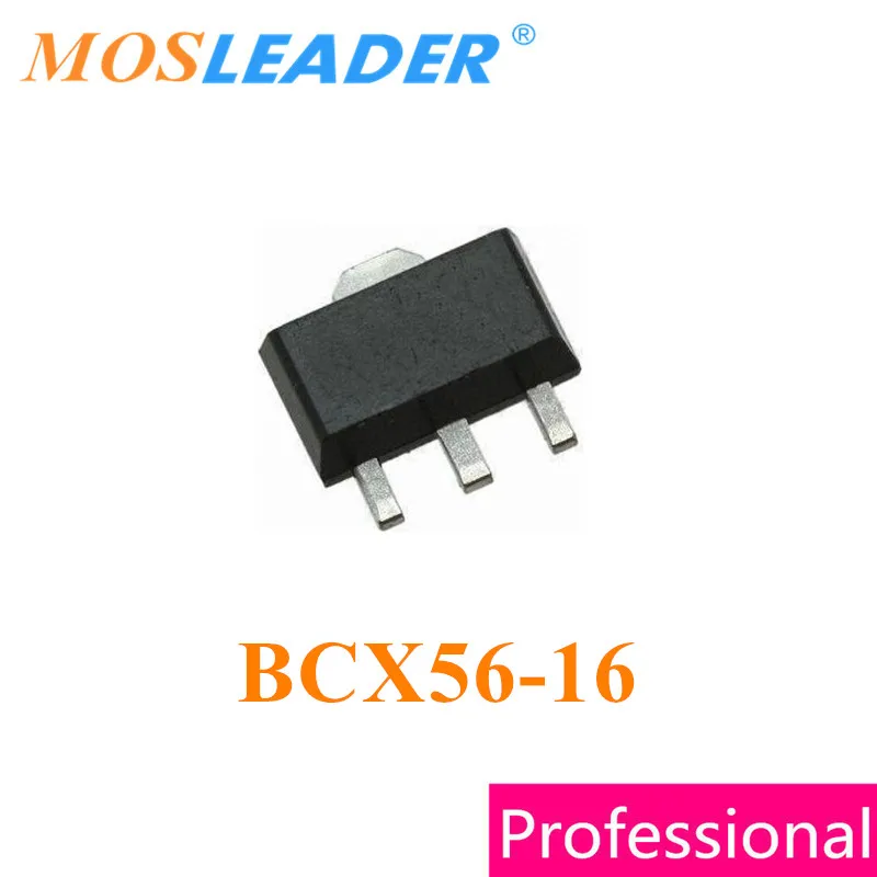 Mosleader BCX56-16 BL SOT89 1000PCS BCX56 Made in China 1A 40V 80V NPN Transistors High quality