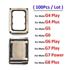 100 шт.лот, задний внутренний звуковой сигнал, громкоговоритель для Moto G4 G5 G6 G7 G8 Plus, громкоговоритель питания, гибкий динамик