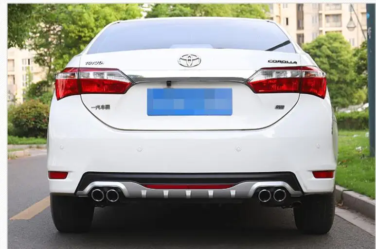 Для Corolla Body kit спойлер 2016 2018 для Toyota ABS задний передний бампер диффузор защитные
