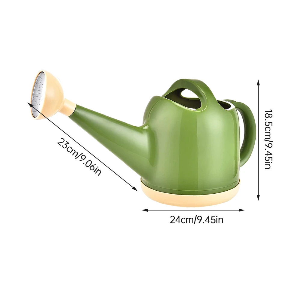 

4L Watering Can With Sprinkler Head Long Spout Garden Plant Plastic Water Kettle Plant Pot Watering Device Practical Garden Tool