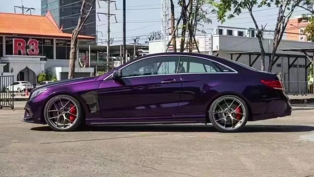 Полуночная фиолетовая глянцевая виниловая оберточная пленка для автомобиля