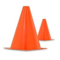 7 inch plastic traffic cones 6 pack multi purpose cone physical education sports training gear soccer training traffic cones