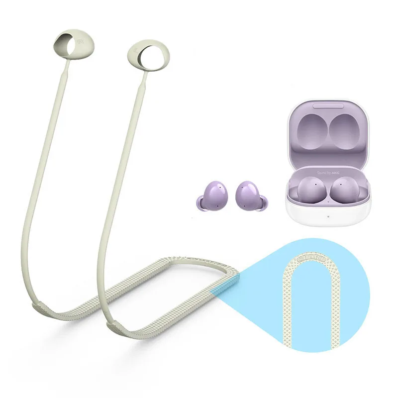 

10 шт., силиконовые шнурки для наушников Samsung Sangsung Glaxy Buds 2