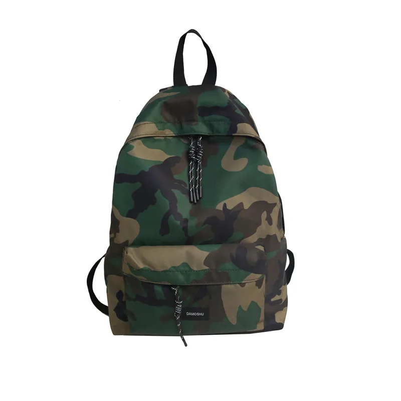 

Fashion trend camouflage backpack schoolbag female personality men's backpack large capacity travel bag 16 inch computer bag