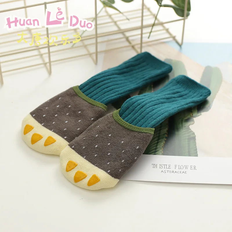 2Pairs/Set Winter Autumn Thicken Cotton Baby Home Socks Cartoon Boys Girls Anti Slip Children Floor Kids 0-4Y | Детская одежда и