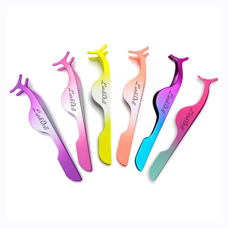 Пинцет для ресниц оптовая продажа накладных аппликатор инструмент очистки из