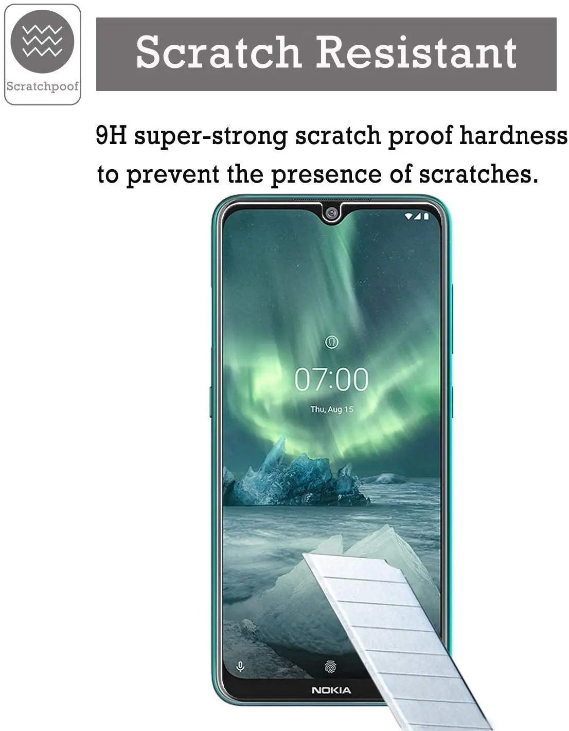 Высококачественная Защитная пленка для экрана Nokia 7 2 из закаленного стекла 9 H 2.5D