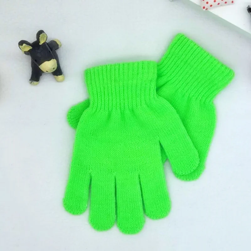 teething toys for babies 4-9 Years Children Winter Warm Gloves Baby Girls Baby Boys Toddler Knitted Acrylic Gloves Outdoor Cold and Windproof Gloves baby glasses