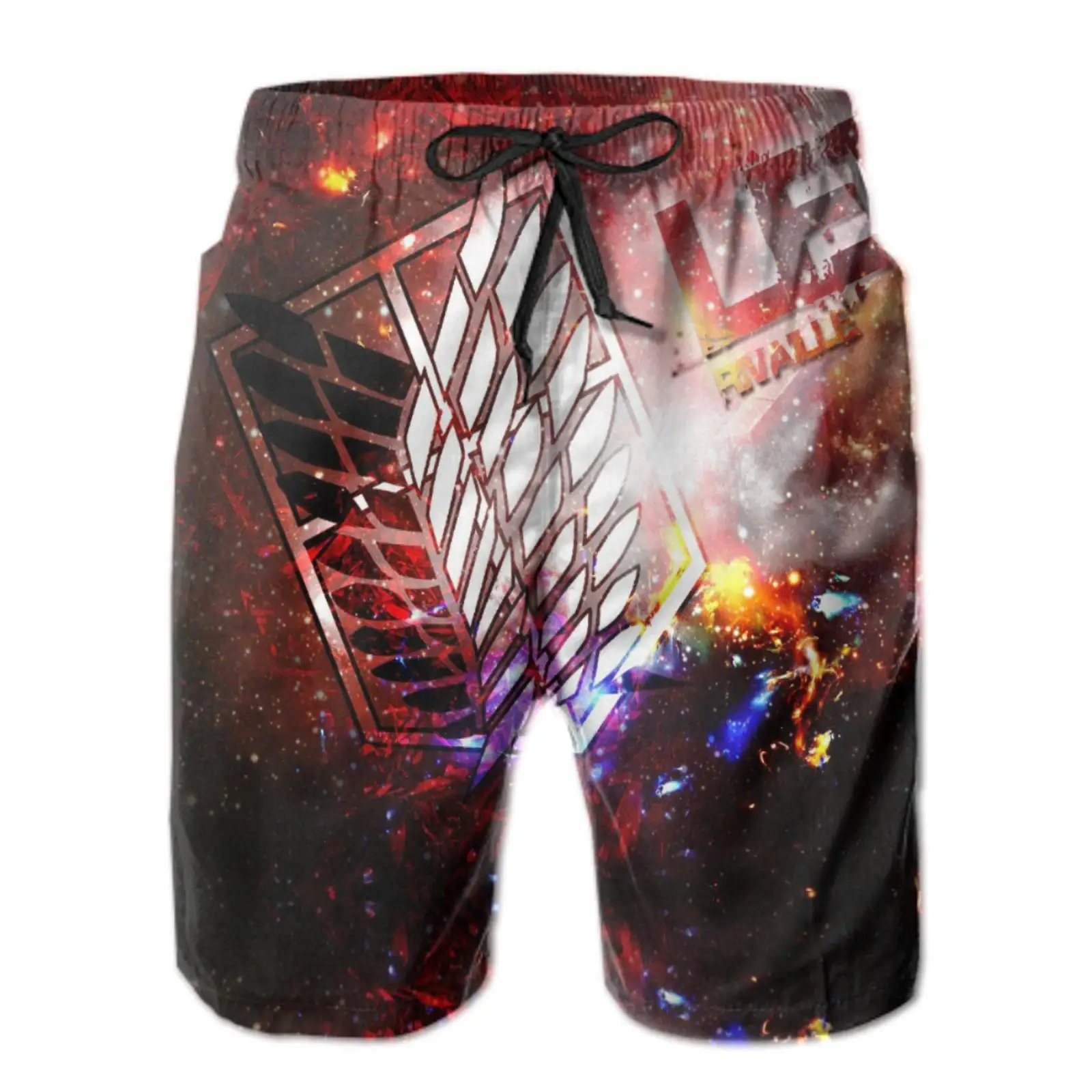 

3d print attack on titan waterproof beach shorts hip hop man/male waterproof panties attack on titan costume man/male panties