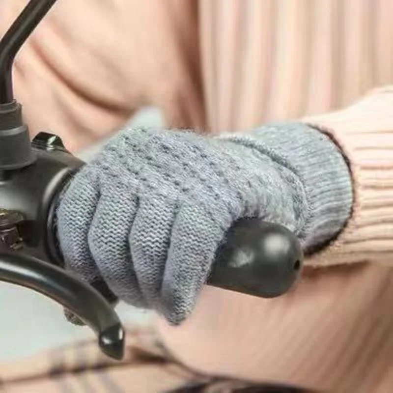 

Winter gloves Cute cashmere lovers warm riding gloves with fleece touch screen