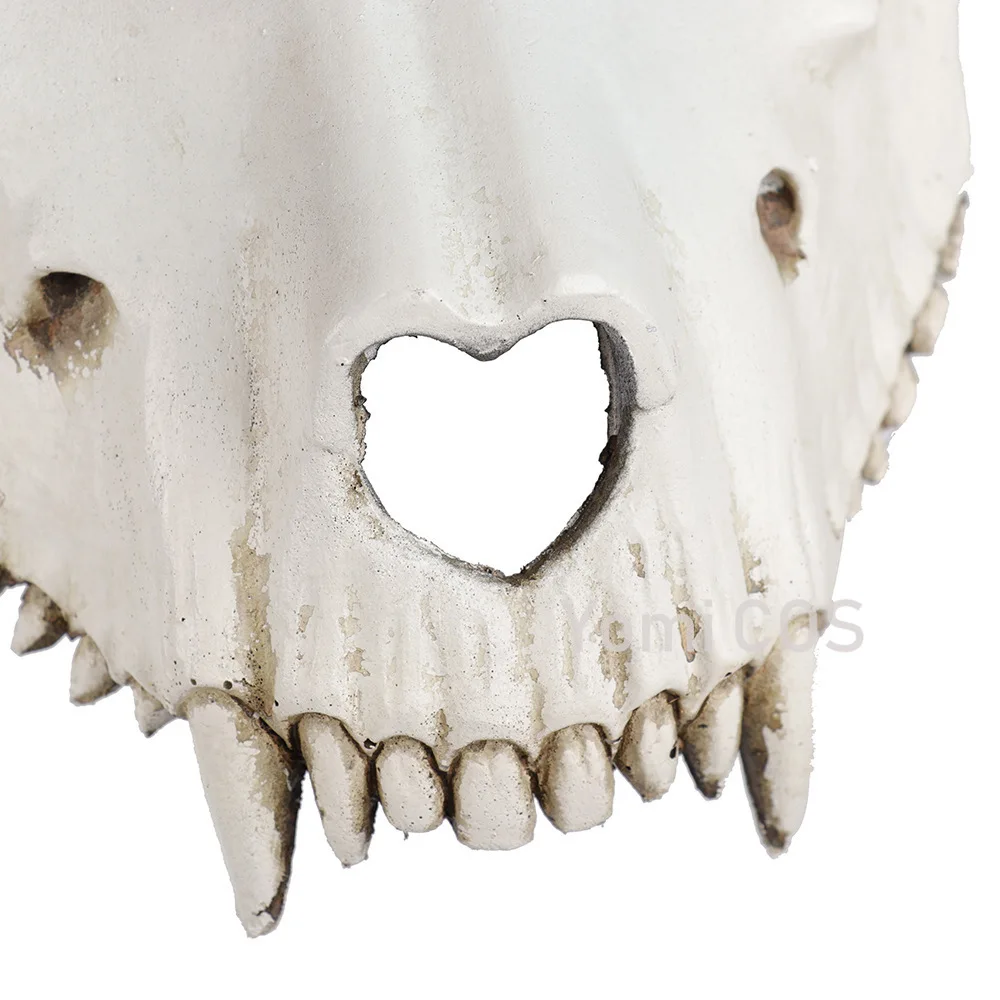 2022 Хэллоуин Косплей Маскарад Карнавал реквизит для вечеринки 3D овечья кость