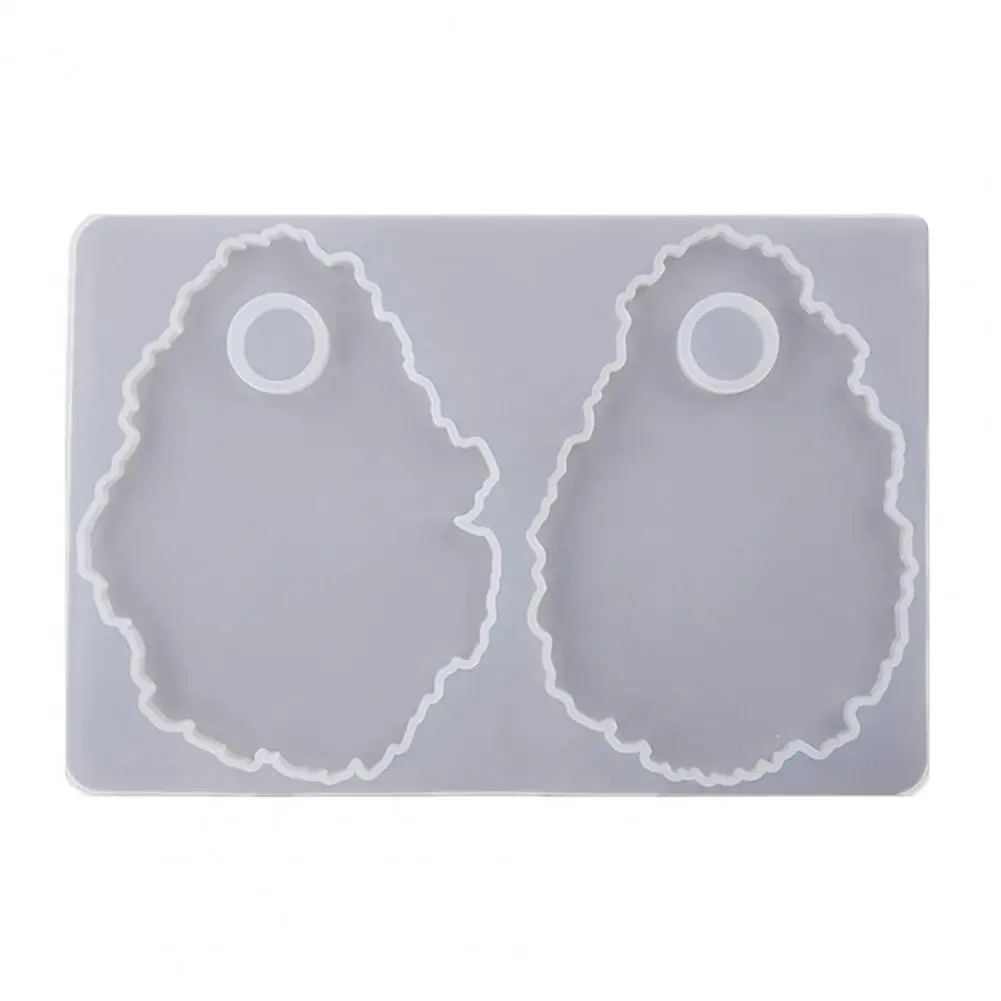 

DIY Epoxy Makeup Display Tray Dish Mould Irregular Agate Silicone Crafts Mold