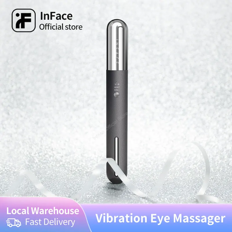 Инструмент Inface для ухода за глазами высокочастотный вибрационный массажер глаз