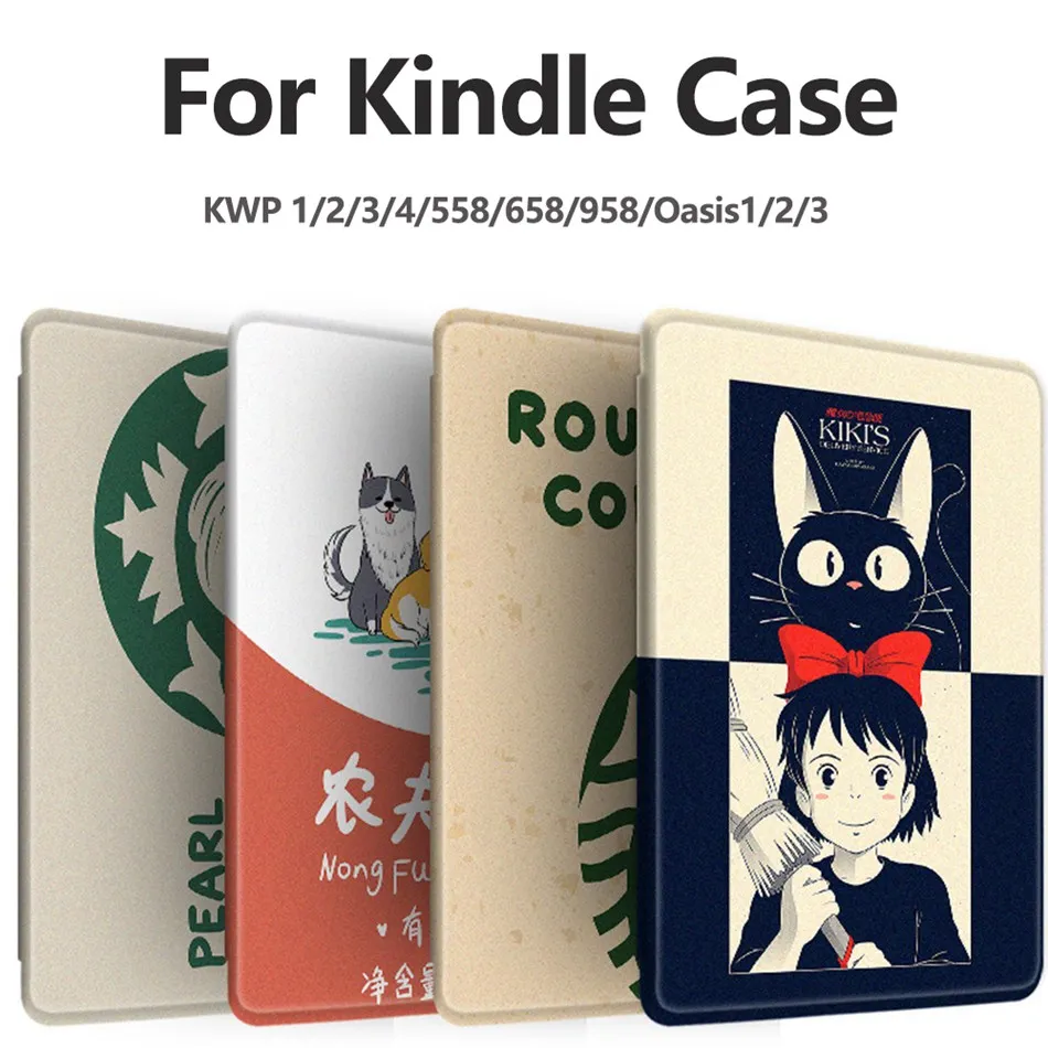 Чехол для Kindle Paperwhite 4 2018 чехол Забавный милый Amazon 2 3 958 558 658 Lite Oasis | Компьютеры и
