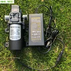 Самовсасывающий водяной электрический мембранный насос H33, 12 В постоянного тока, 5 лмин, миниатюрный двигатель насоса с адаптером для садовой системы охлаждения