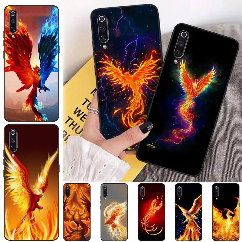

Phoenix Phone Case For Funda Xiaomi Redmi Mi Note 7 8 8t 9 9s 9a 10 10t Pro Ultra Cover Coque Silicone