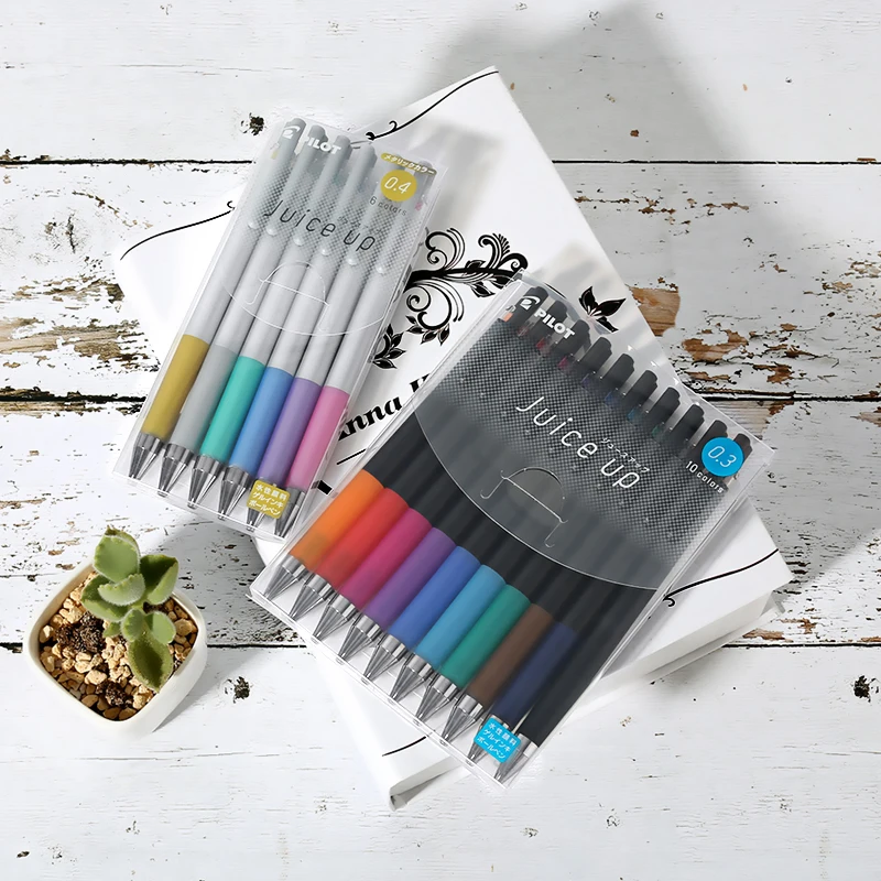 Pilot Juice Up Gel Pen Colour Ink Extra Fine Ballpoint 0.3/0.4 mm Normal/ Metallic/ Pastel Colors Set |