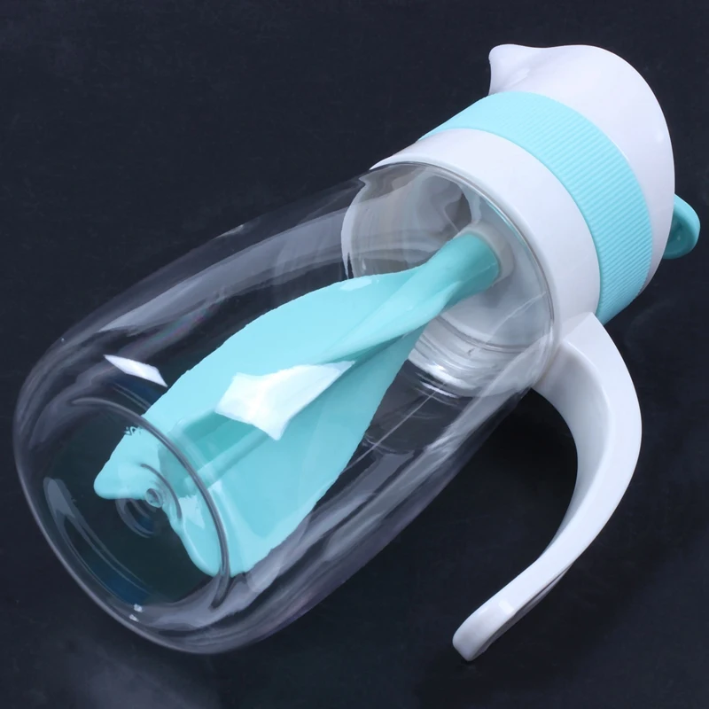 Креативный салатный сок ручная бутылка фруктовый салат вращающийся туалетный